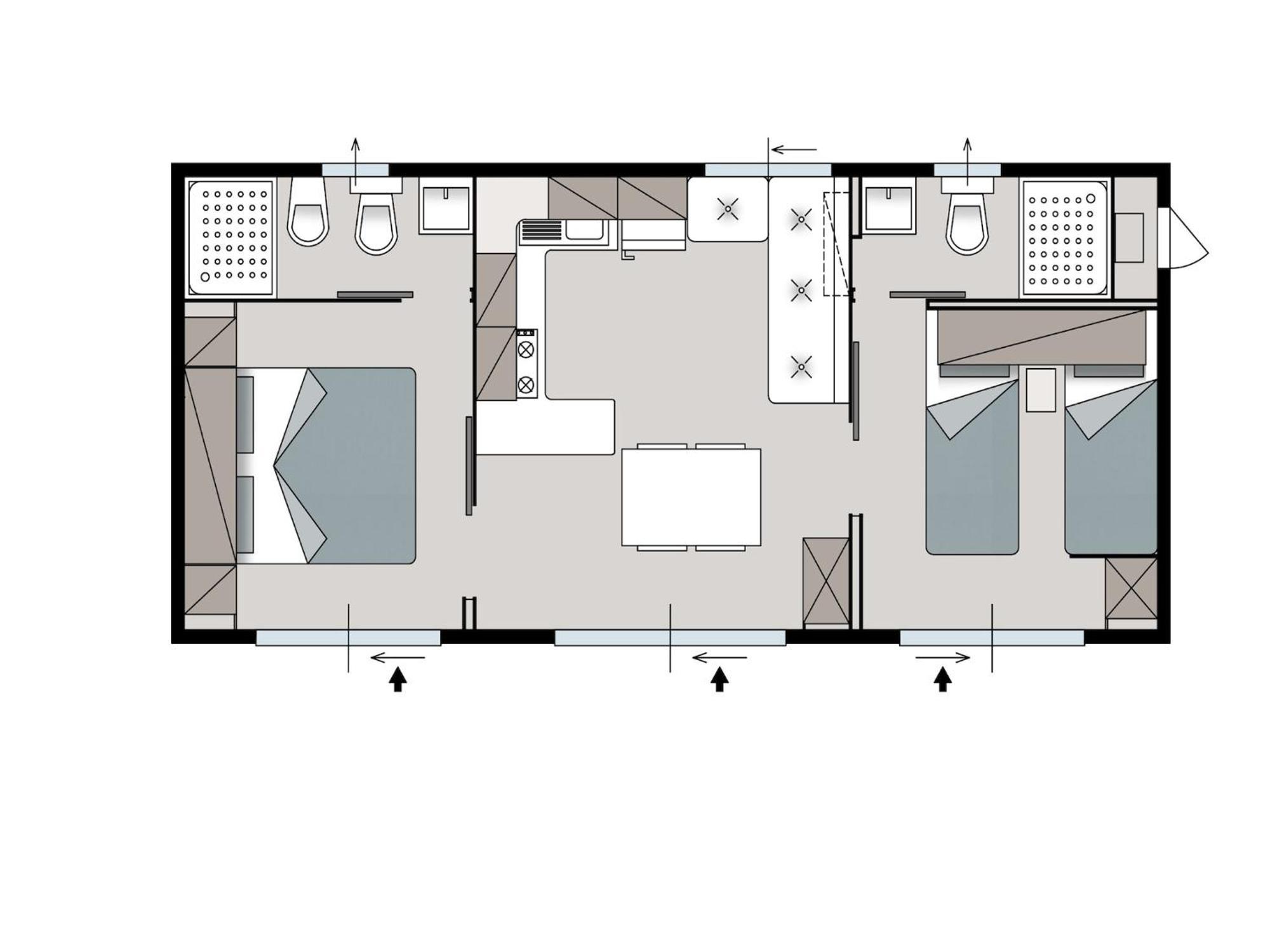 Mobile Homes Rosmarin In Strasko, Casa vacanze *
